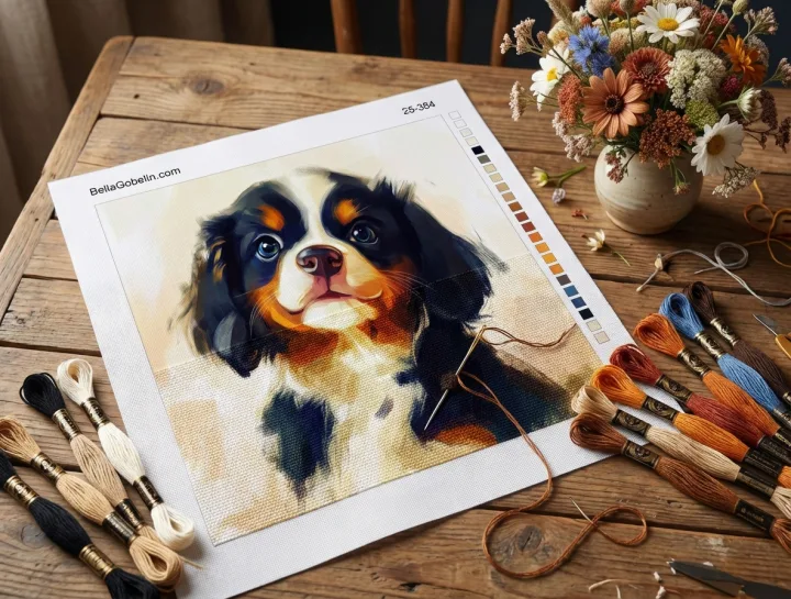 Srčkan kužkov obraz – 25-384