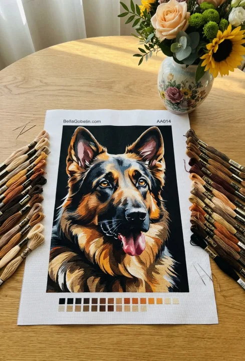 Portret nemškega ovčarja
