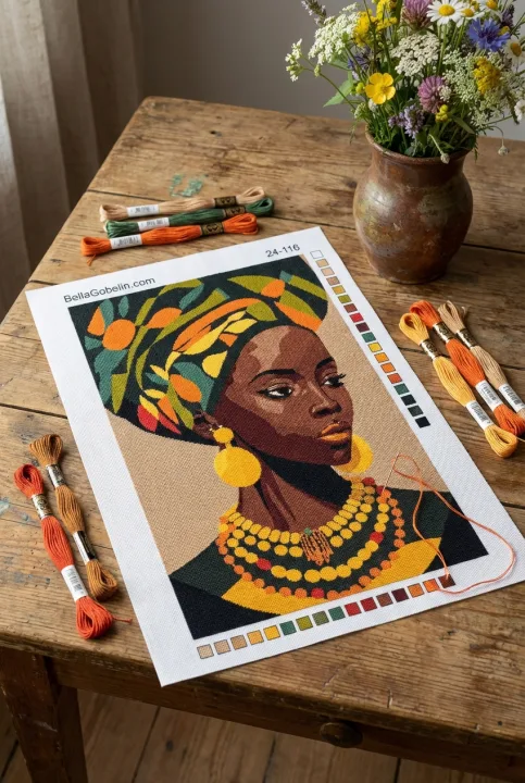 Portret afriške dame