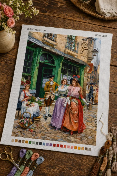 Henry Victor Lesure - cvetličar - replika