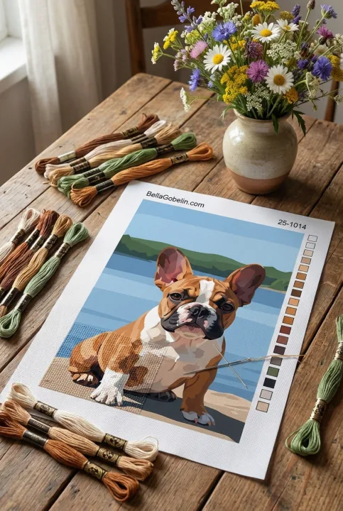 Portret francoskega buldoga – 25-1014