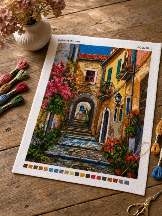 Cvetlična mediteranska ulica