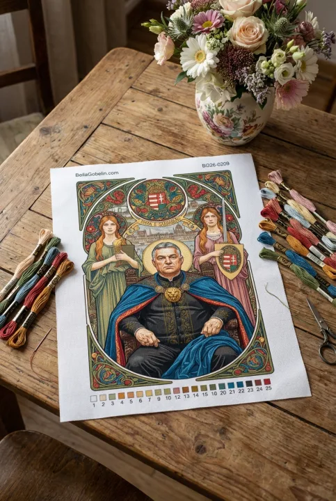 Secesijski portret z Budimpešto