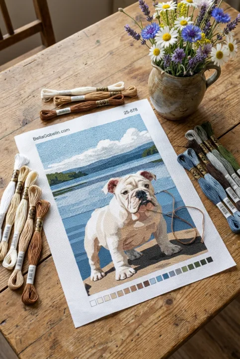 Portret angleškega buldoga – 25-878