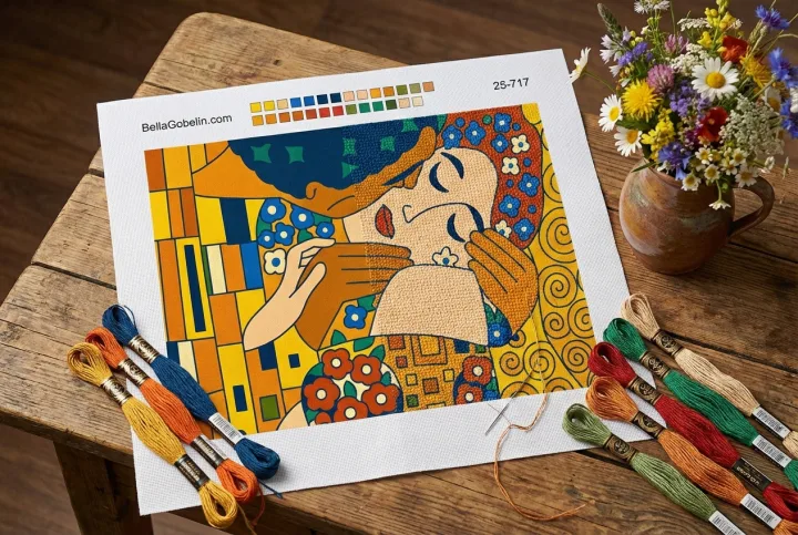 Klimt - Poljub 2025 replika