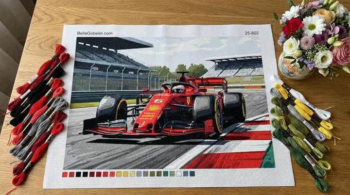 F1 Ferrari gobelin
