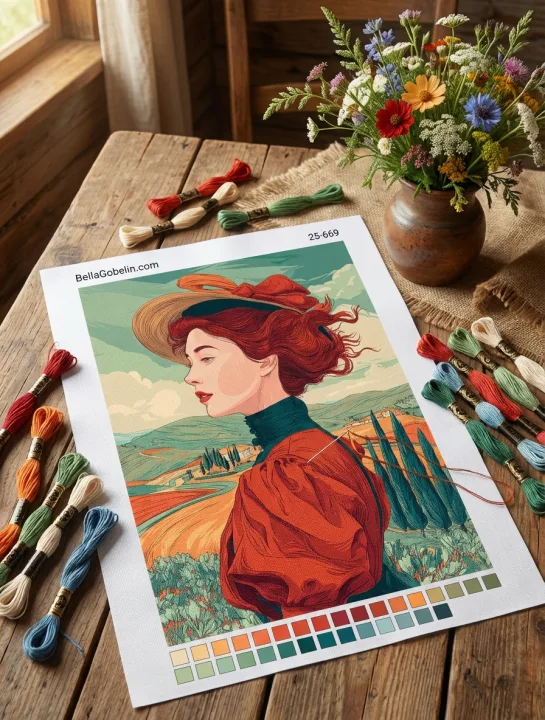 Portret toskanske dame