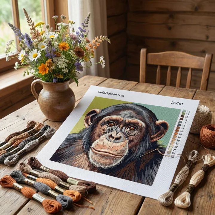 portret opice