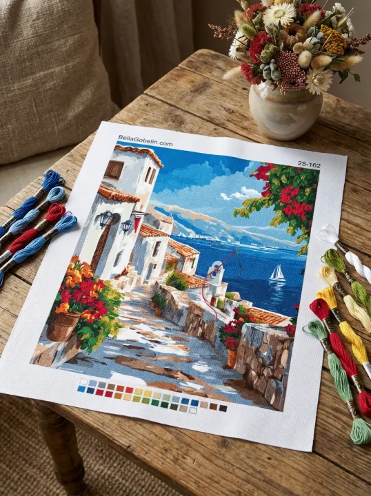 Ciklus cvetličnih mediteranskih ulic – 25-162