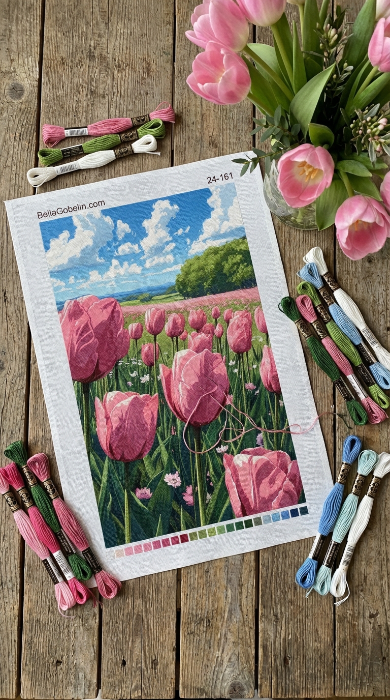 Roza tulipani