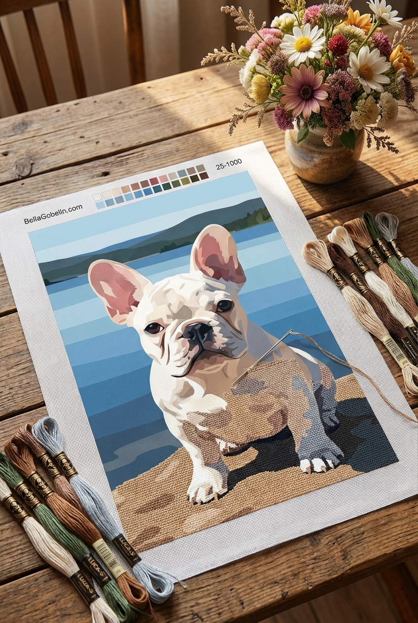 Portret francoskega buldoga – 25-1000