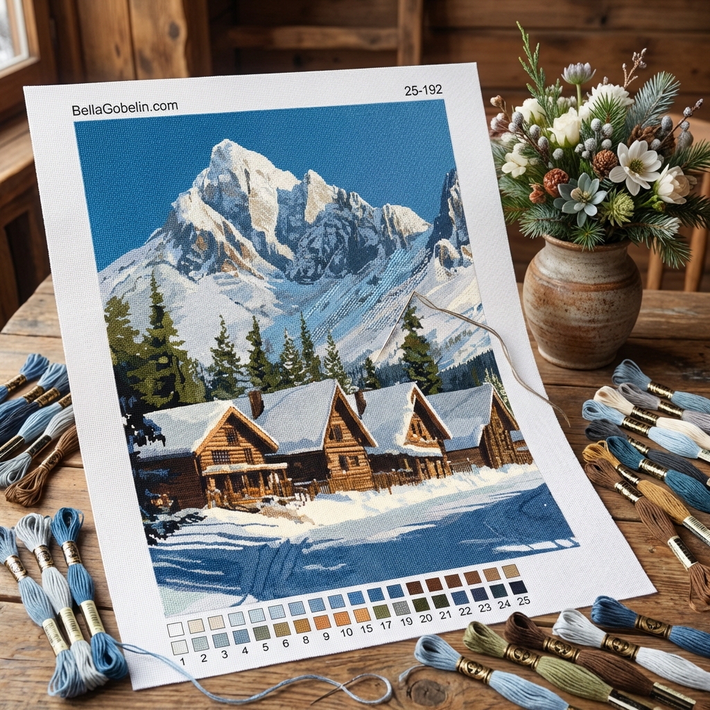 Alpski leseni hiši