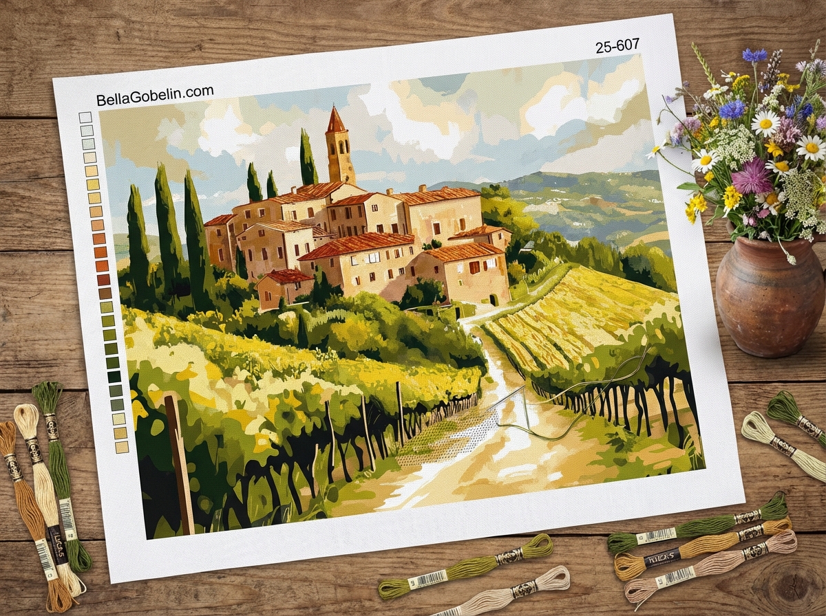 Toskansko vas, Chianti, vino