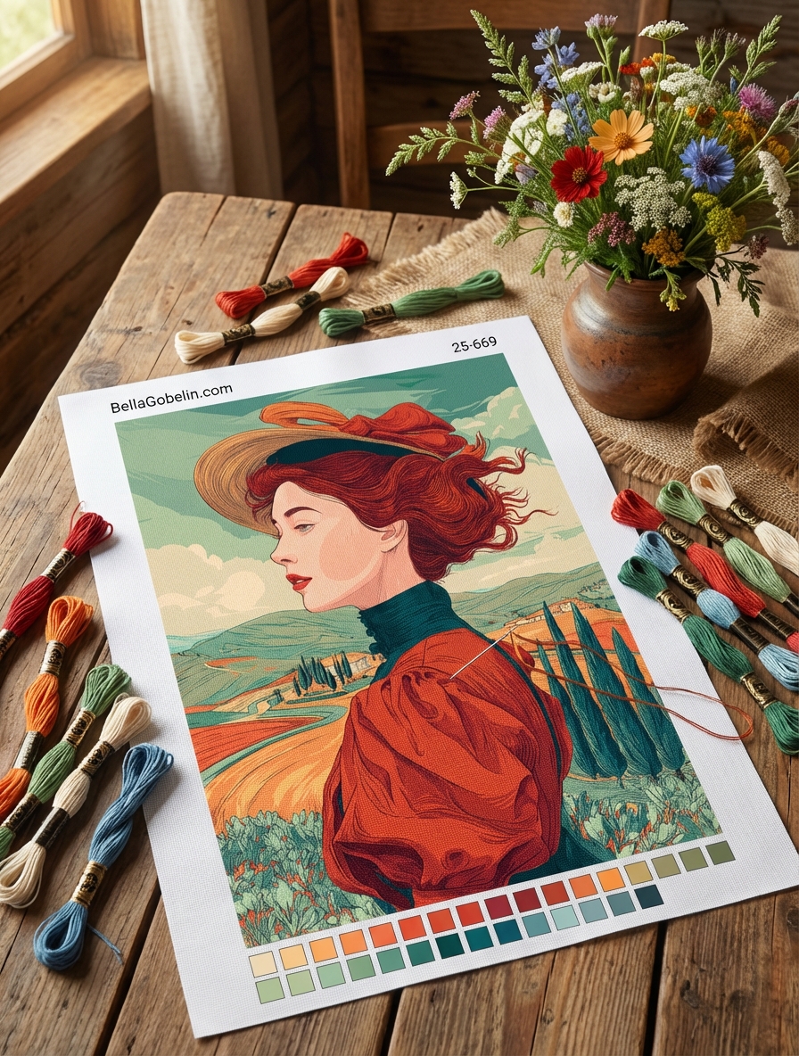 Portret toskanske dame