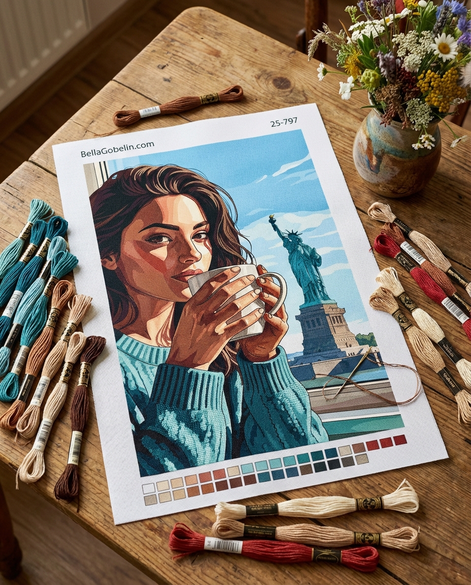 Portret kava obri pri Kipu svobode