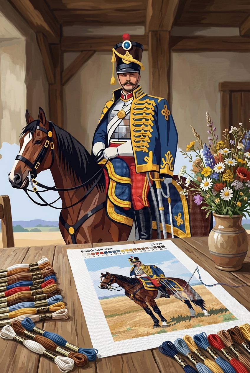 Portret jezdnega husarja