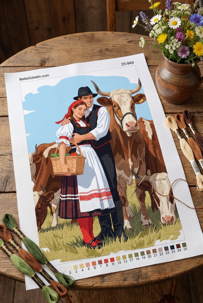 Romantika na travniku – 25-949