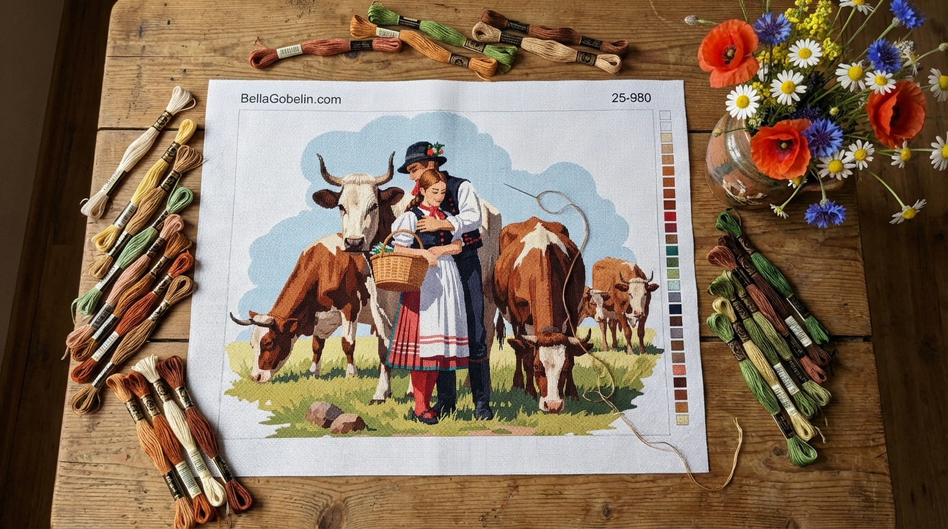 Romantika na travniku – 25-980