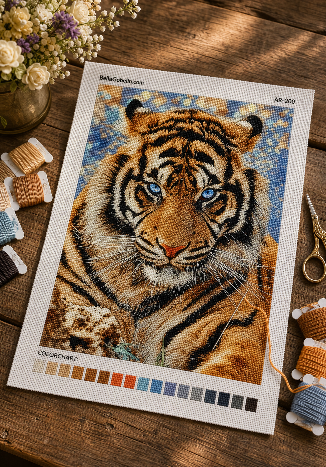 Modra očesna tiger