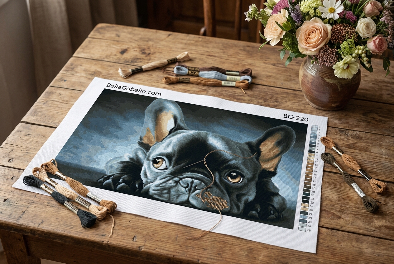 Nič preveč vesel francoski bulldog
