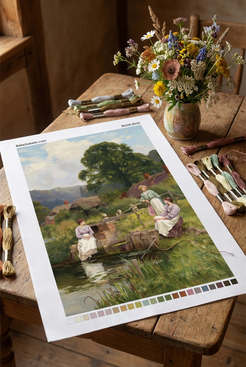 Yeend King - replika podeželja v stilu gobelin-tapestry