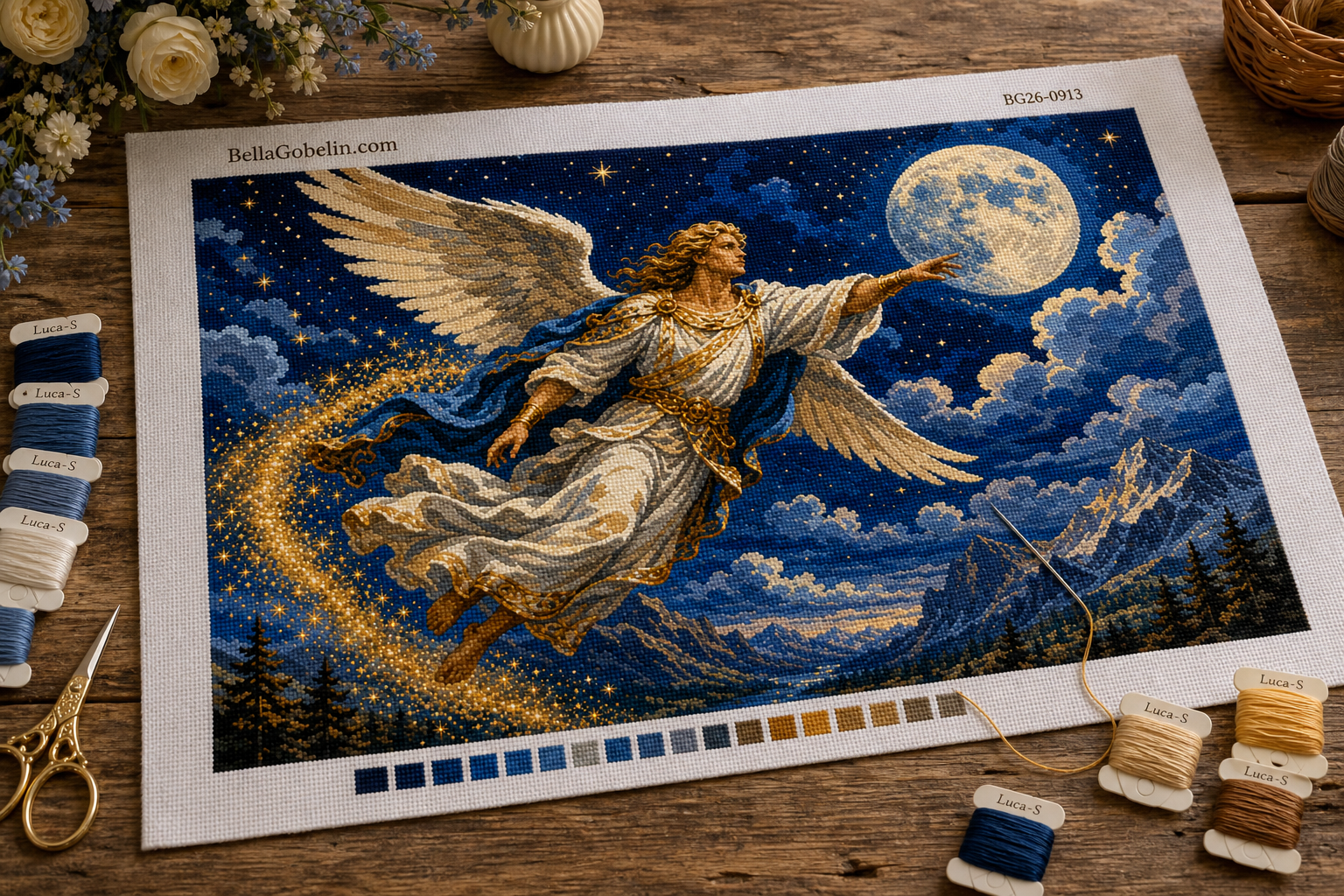 Luninasti nebeški angel