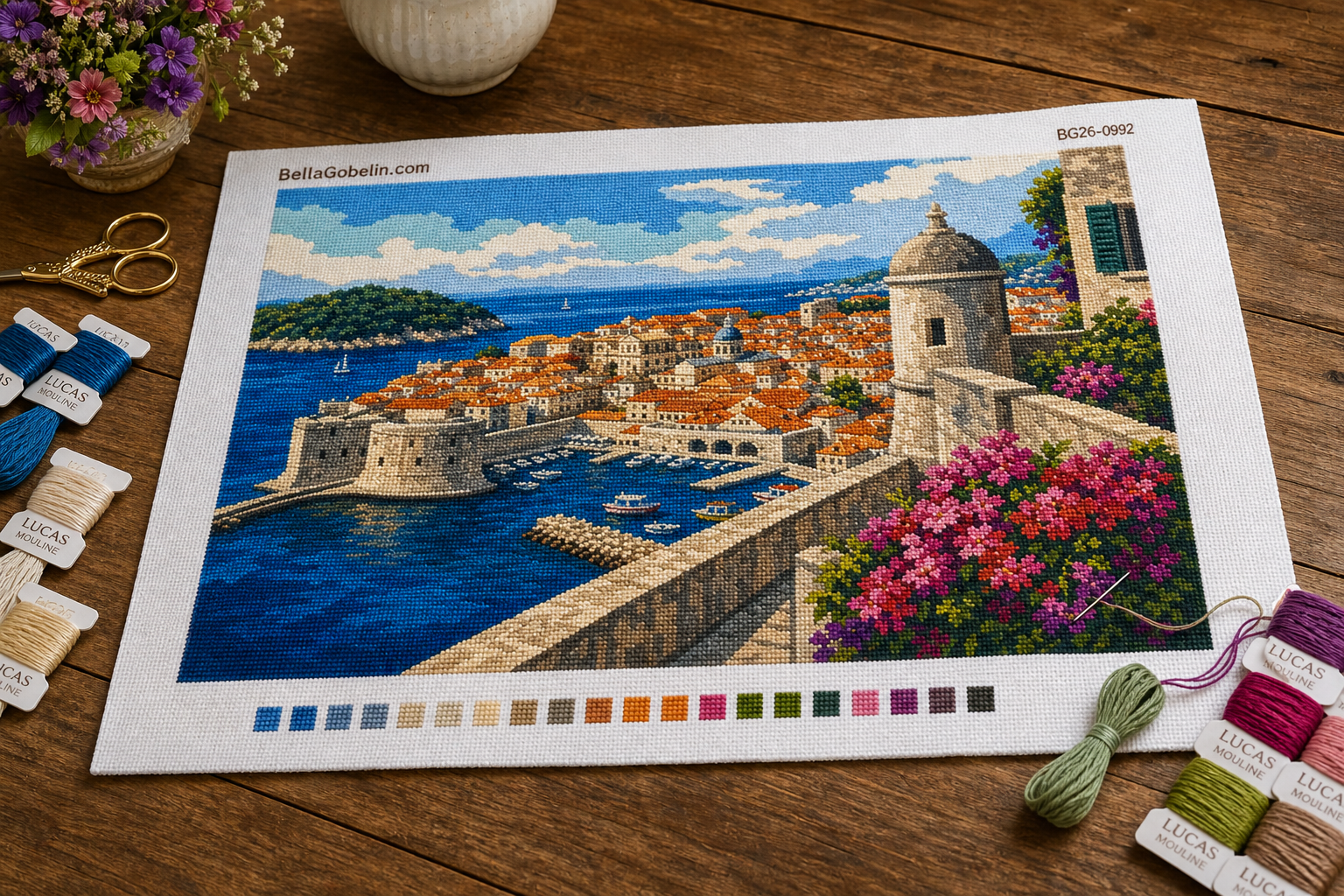 Panorama dubrovniške luke