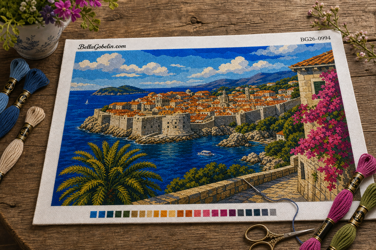Panorama obale Dubrovnika