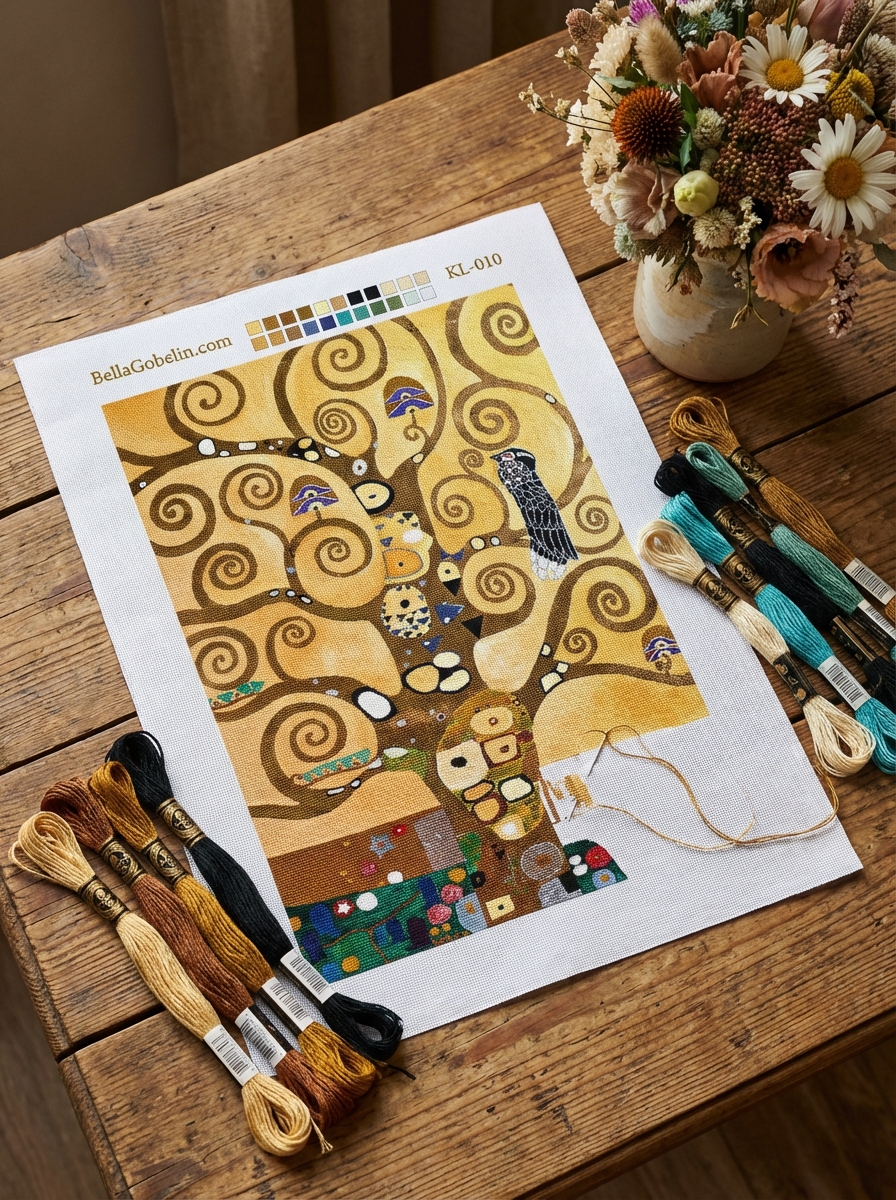 Slika v slogu Klimta – KL-010