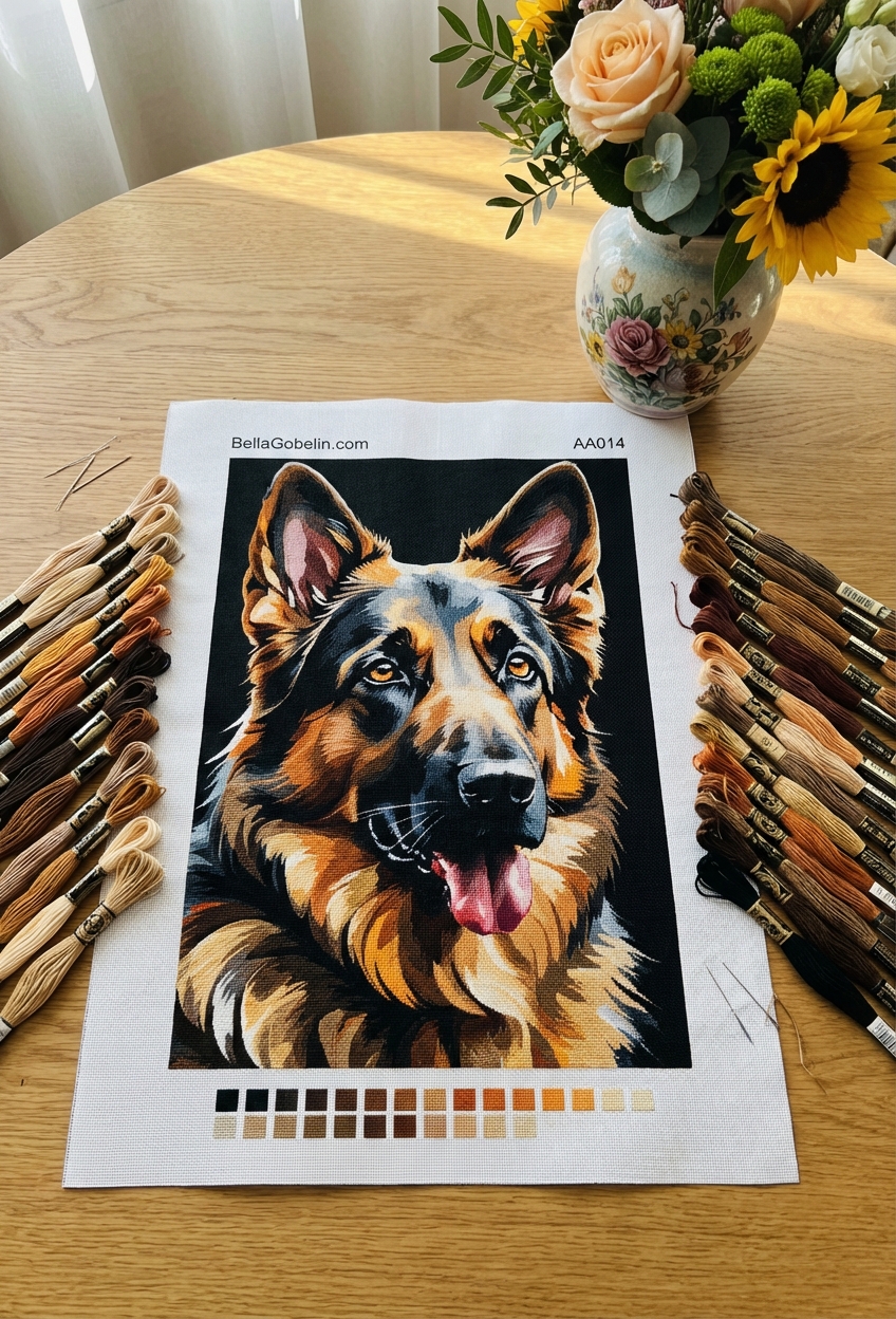 Portret nemškega ovčarja