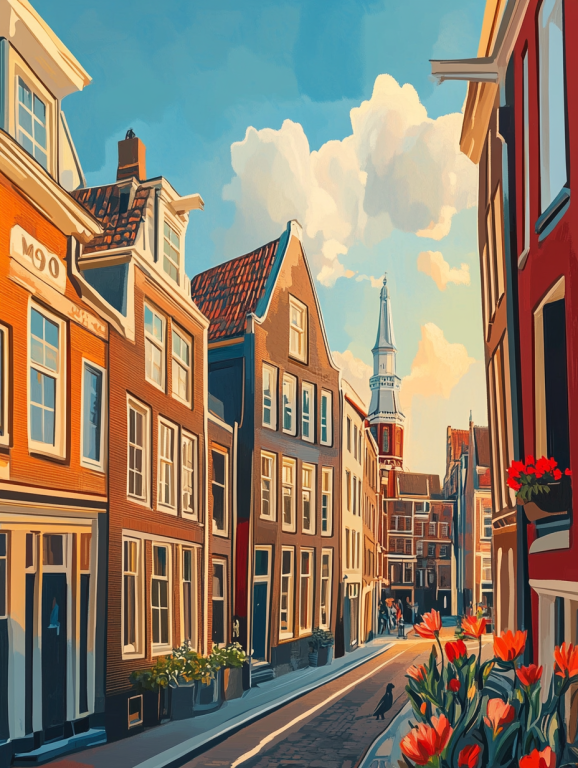 Holland városkép