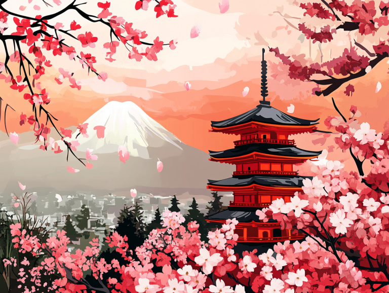 Tavasz a Fuji-nál