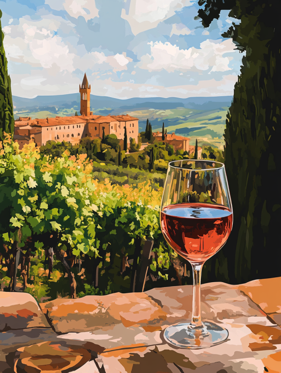 Csodálatos Toszkána, Chianti, Bor