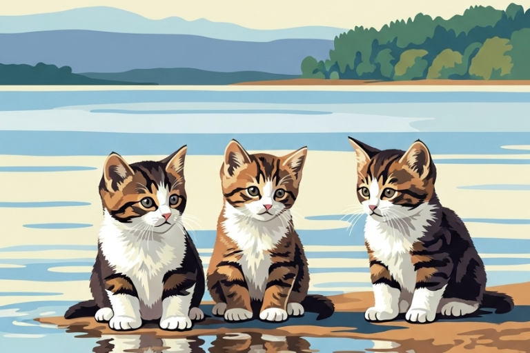 Három kiscica