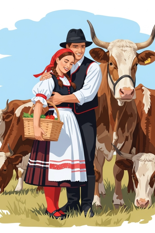 Romantika a legelőn – 25-949