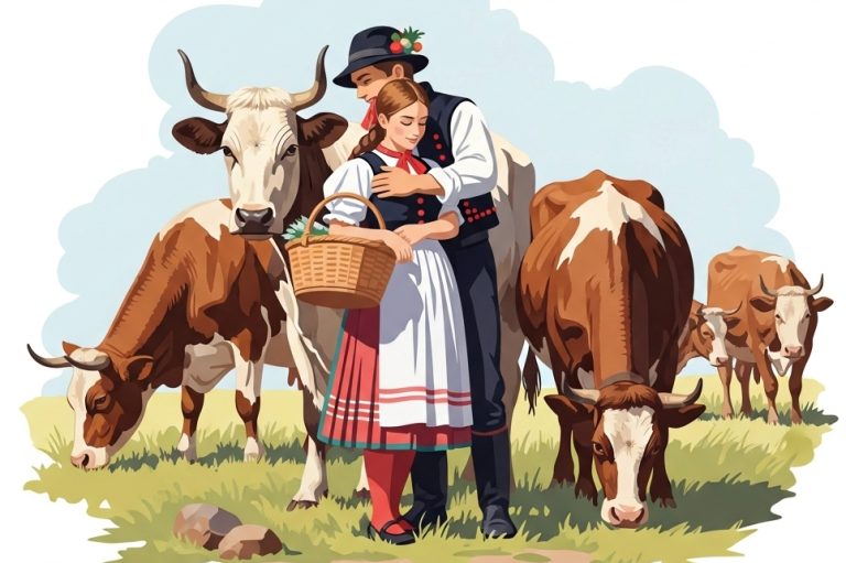 Romantika a legelőn – 25-980