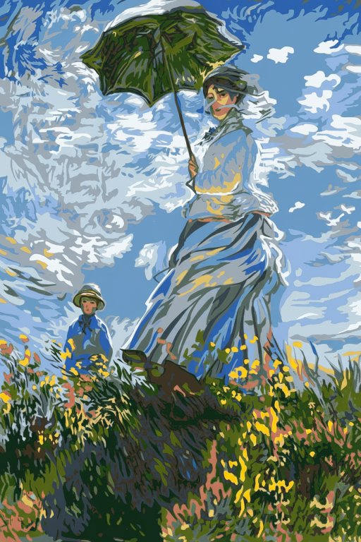 Claude Monet: Hölgy napernyővel