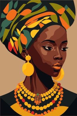 Portret afriške dame
