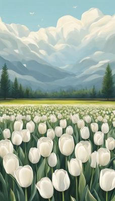 Bele tulipani