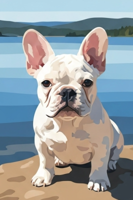 Portret francoskega buldoga – 25-1000