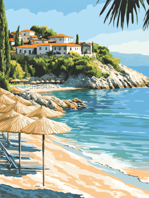 Morje, plaža, Italija