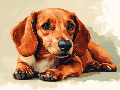 Dachshund gospodinja
