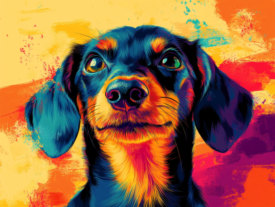 Dachshund Dax papa