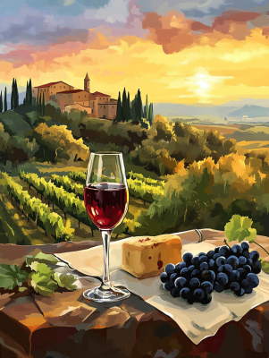 Zahod, Toskana, Chianti, Vino