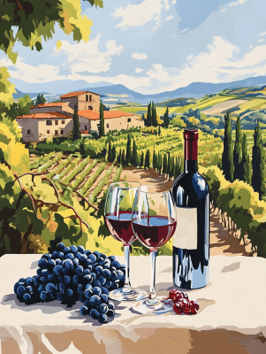 Romantična Toskana, Chianti, Vino
