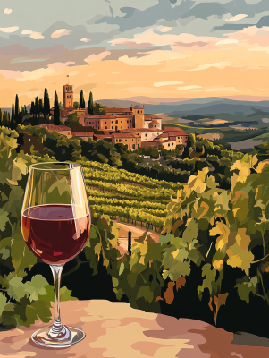Čudovita Toskana, Chianti, Vino