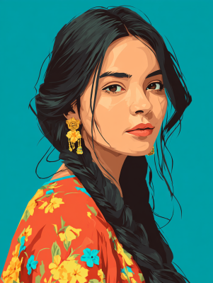 Portret dekleta iz Peruja