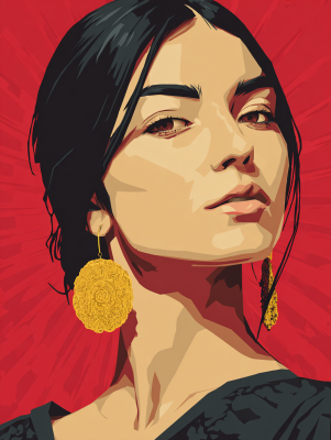 Portret mehiške deklice
