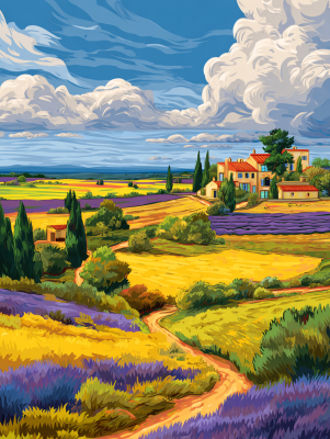 Lavandulno pokrajino
