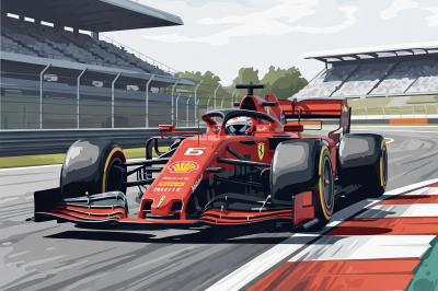 F1 Ferrari gobelin